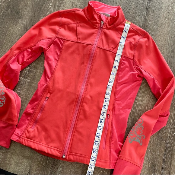 Athleta Hot Pink Athletic Outerwear Track Jacket - Picture 10 of 16